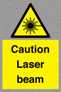 Caution Laser beam